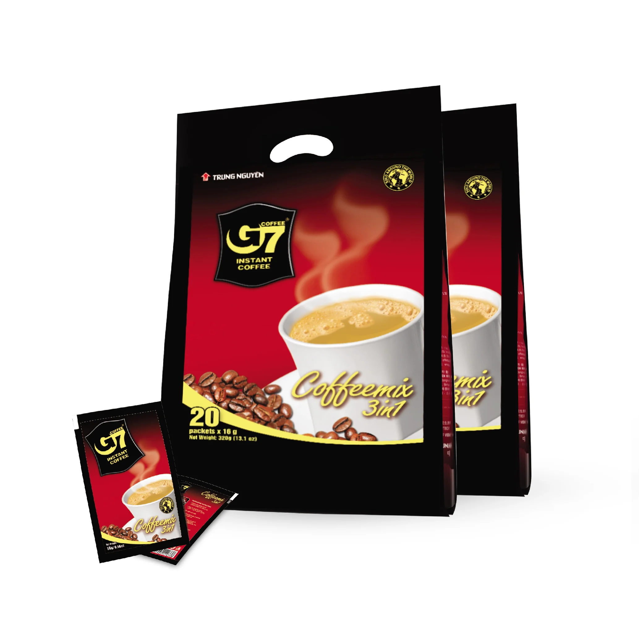 G7 3IN1 INSTANT COFFEE - BAG 20 SACHETS (V/V)