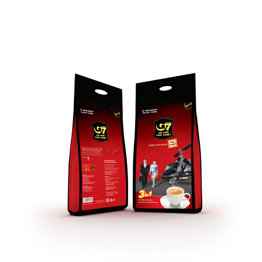 G7 3IN1 INSTANT COFFEE - BAG 100 STICKS (V/V)