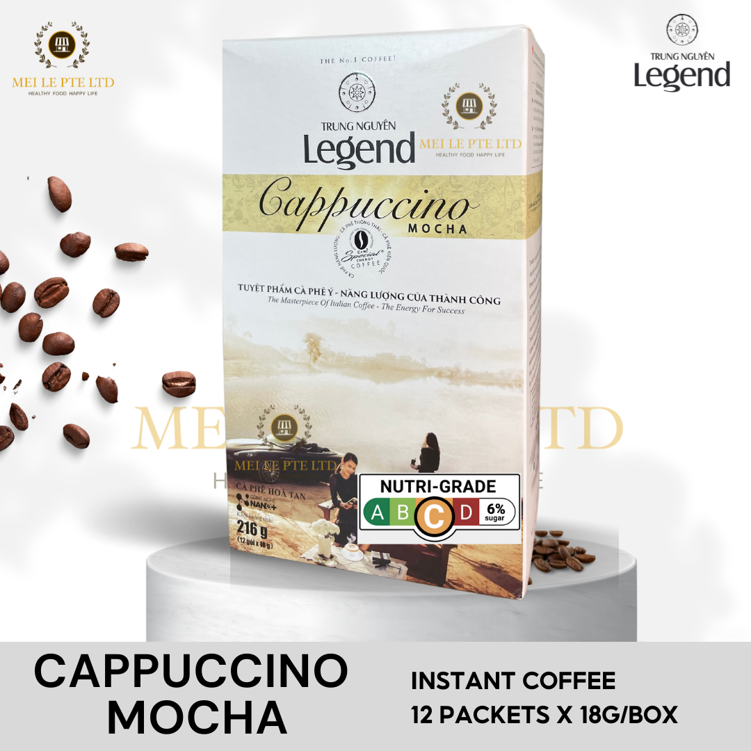 TRUNG NGUYEN LEGEND CAPPUCCINO MOCHA-BOX 12 STICKS X 12 (V/V)
